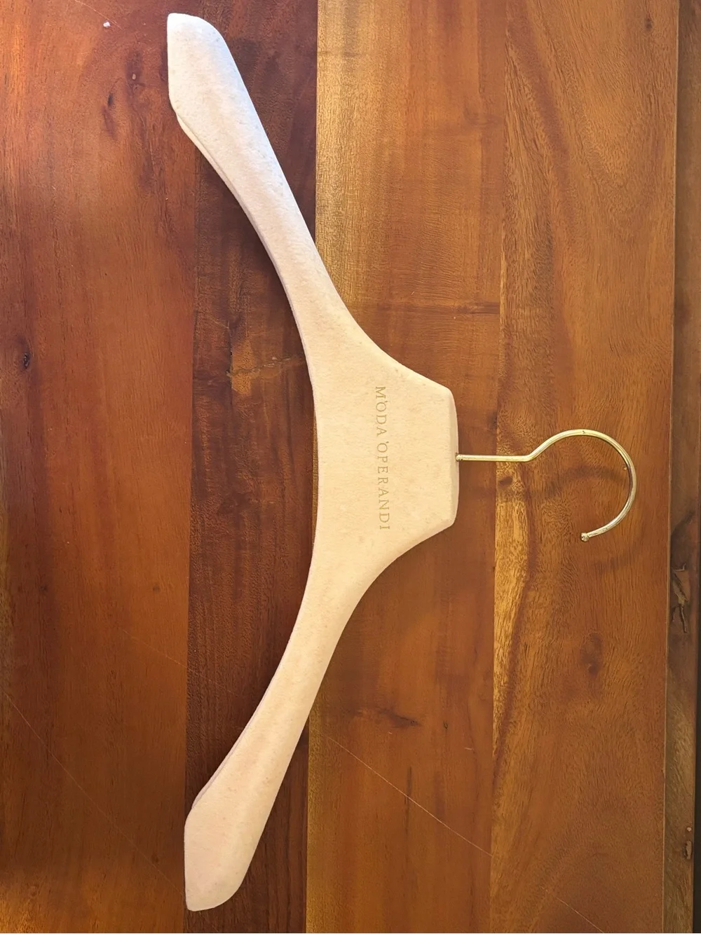 Moda Operandi garment bag and hanger